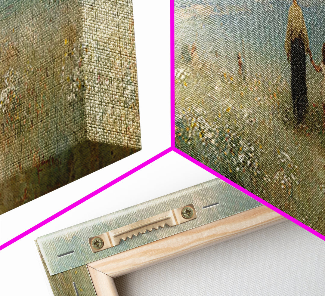 Soft Morning Bloom – Framed Canvas Print – Panoramic Wall Art – Christian Art – Jesus Painting – Christian Art Canvas – Christian Gift