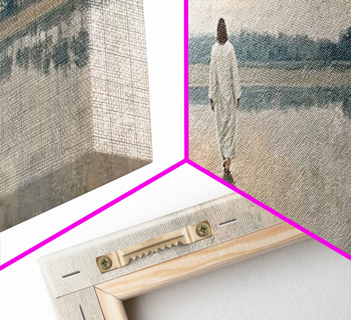 Radiant Promise – Framed Canvas Print – Panoramic Painting – Christian Art – Christian Canvas – Jesus Painting – Christian Decor