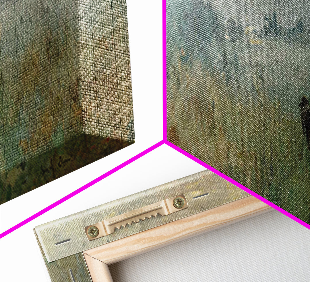 The Meadow Shepherd – Framed Canvas Print – Panoramic Art – Christian Wall Art – Jesus Painting – Christian Art Canvas – Christmas Art