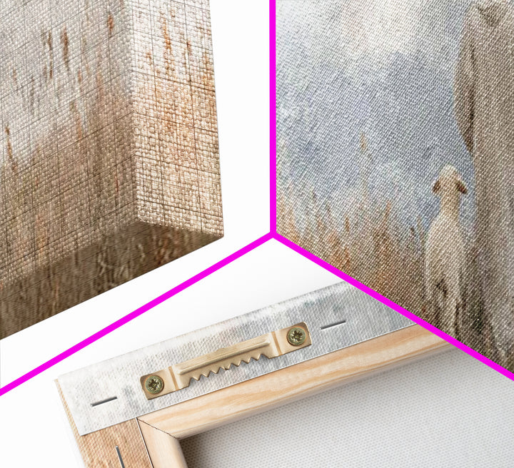 Divine Horizon | Framed Canvas Print | Panoramic Painting | Christian Art Canvas | Christian Wall Art | Jesus Painting | Christmas Art | Ch
