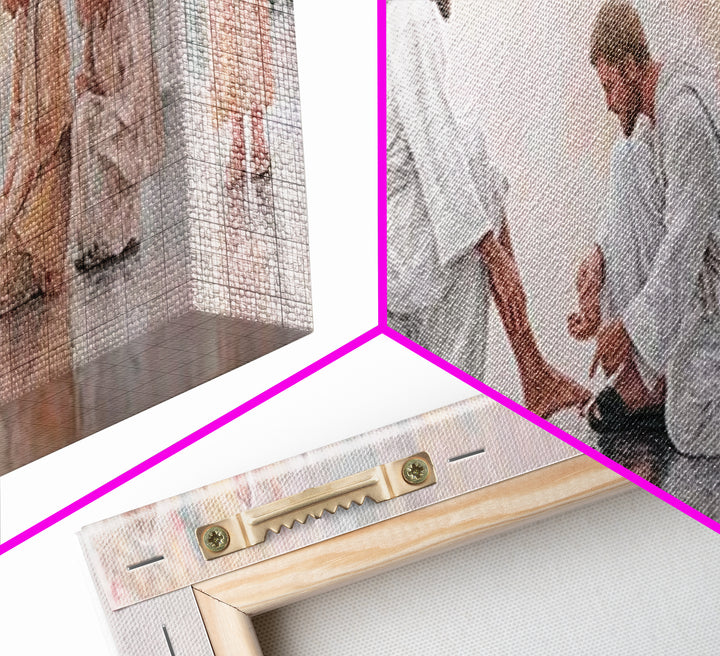 Harmony of Grace – Framed Canvas Print – Panoramic Painting – Christian Art Canvas – Christian Wall Art – Jesus Painting – Christian Christ