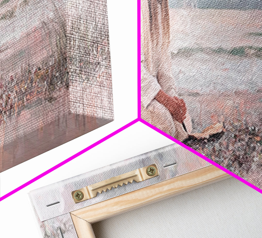 Shadows Of Hope - Framed Canvas Print - Christian Art Print - Panoramic Painting - Christian Wall Art - Jesus Painting - Christmas Art