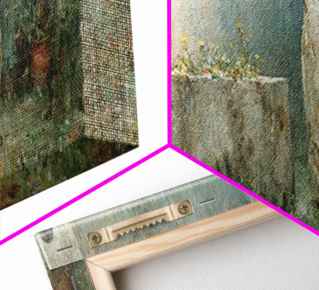 Garden of Reverence | Framed Canvas Print | Panoramic Wall Art | Christian Paintings | Christian Art Print | Modern Christian Art | Christm