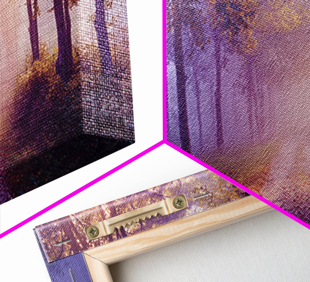Dawnwood Journey | Framed Canvas Print | Panoramic Painting | Christian Art Print | Christian Wall Art | Moody Christian Art | Christian Ar
