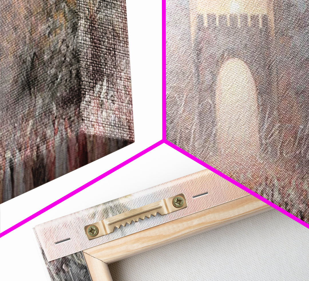 Sacred Palm Procession | Framed Canvas Print | Panoramic Frame | Christian Wall Art | Christian Art Canvas | Christian Christmas Art | Jesu