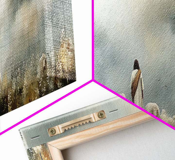 Hillside Shepherd Peace – Framed Canvas Print – Panoramic Frame – Christian Art – Christian Art Prints – Jesus Painting – Christian Wall Ar