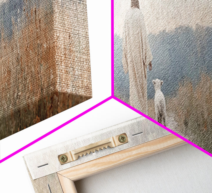 Morning Of Peace – Framed Canvas Print – Panoramic Art – Christian Wall Art – Christian Art Canvas – Jesus Painting – Christmas Art