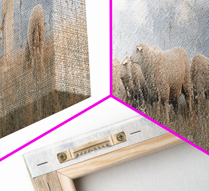 Fields Of Mercy | Framed Canvas Print | Extra Wide Art | Christian Wall Art | Christian Art Canvas | Jesus Art Print | Christian Decor