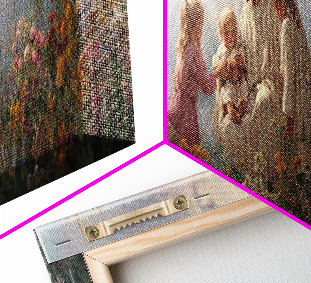 Children Of Light | Framed Canvas Print | Christian Wall Art | Jesus Painting | Christian Art Canvas | Panoramic Painting | Christian Chris