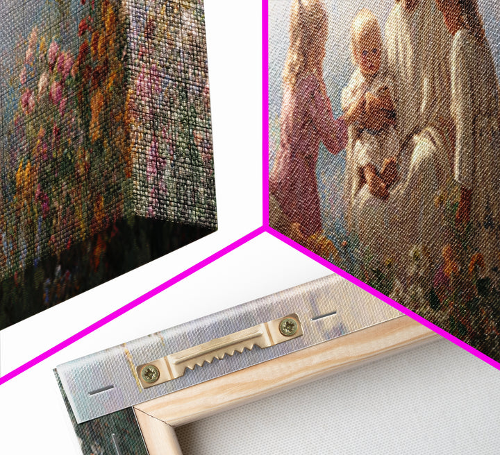 Children Of Light | Framed Canvas Print | Christian Wall Art | Jesus Painting | Christian Art Canvas | Panoramic Painting | Christian Chris