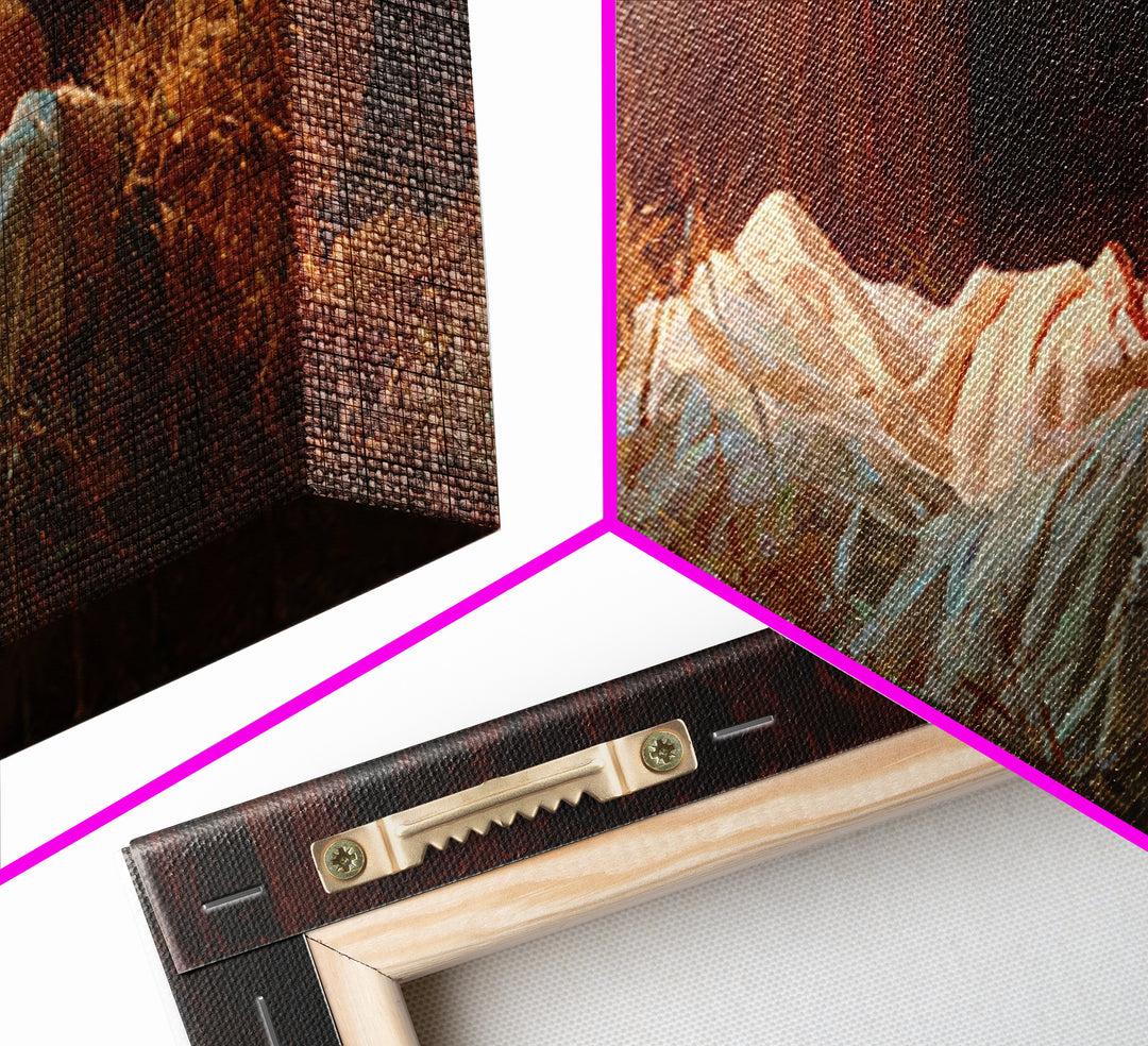 Starborn Hope | Framed Canvas Print | Christian Art Canvas | Panoramic Print | Christian Christmas Art | Jesus Painting