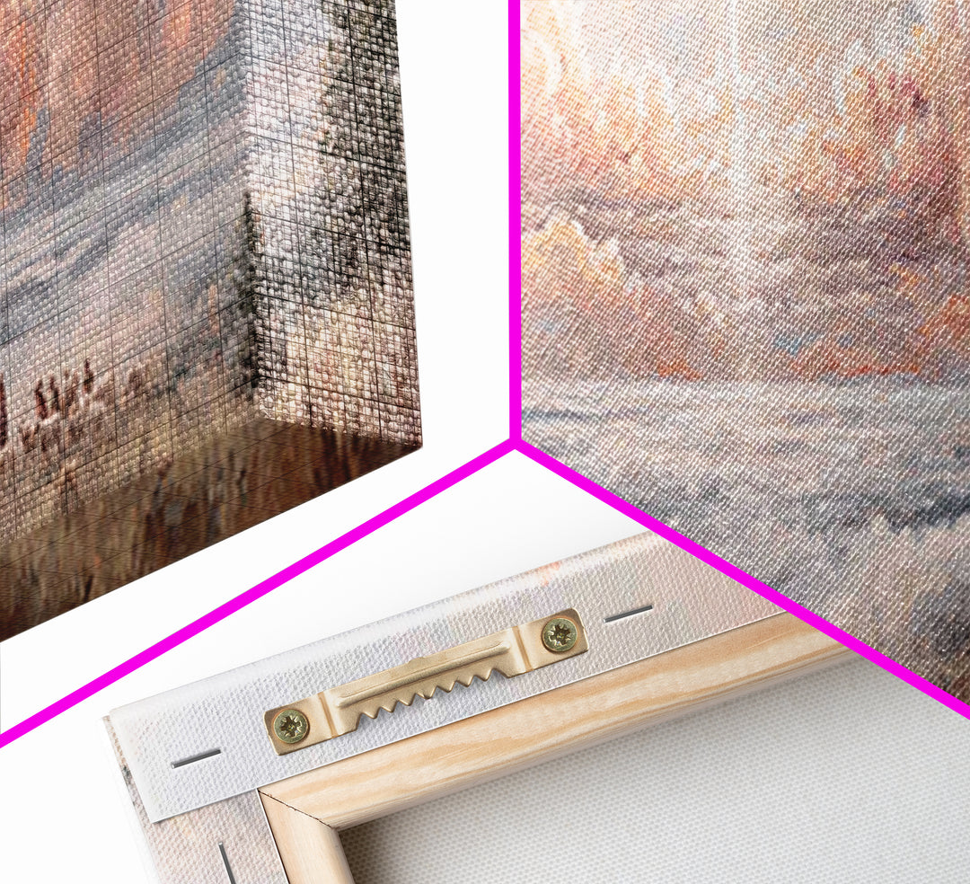 Shepherds Of Light - Framed Canvas Print - Christian Art Canvas - Panoramic Wall Art - Christmas Art - Jesus Painting - Christian Wall Art