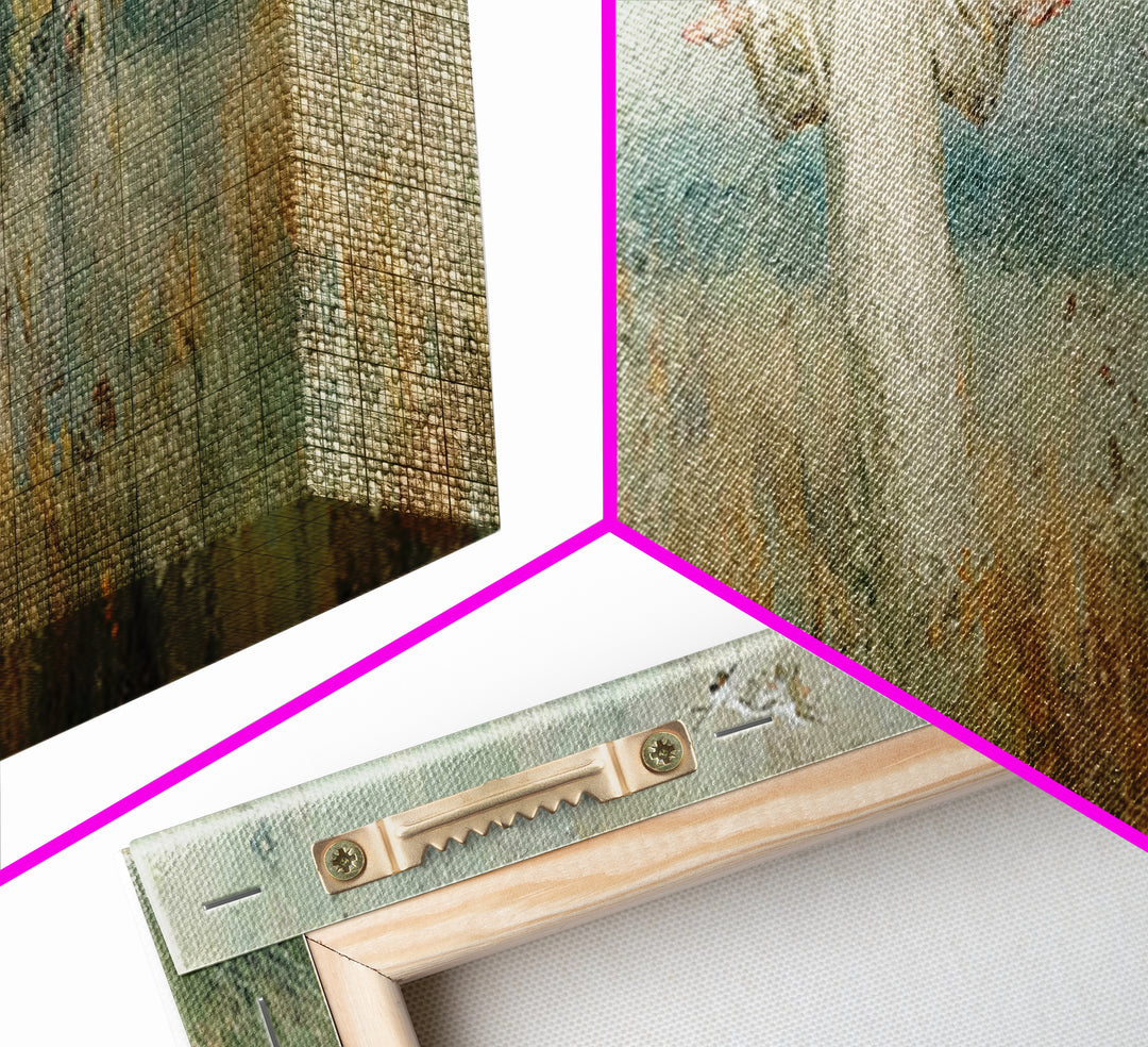 Clouds Of Glory | Framed Canvas Print | Christian Wall Art | Jesus Painting | Panoramic Painting | Christian Art Work | Christmas Wall Art