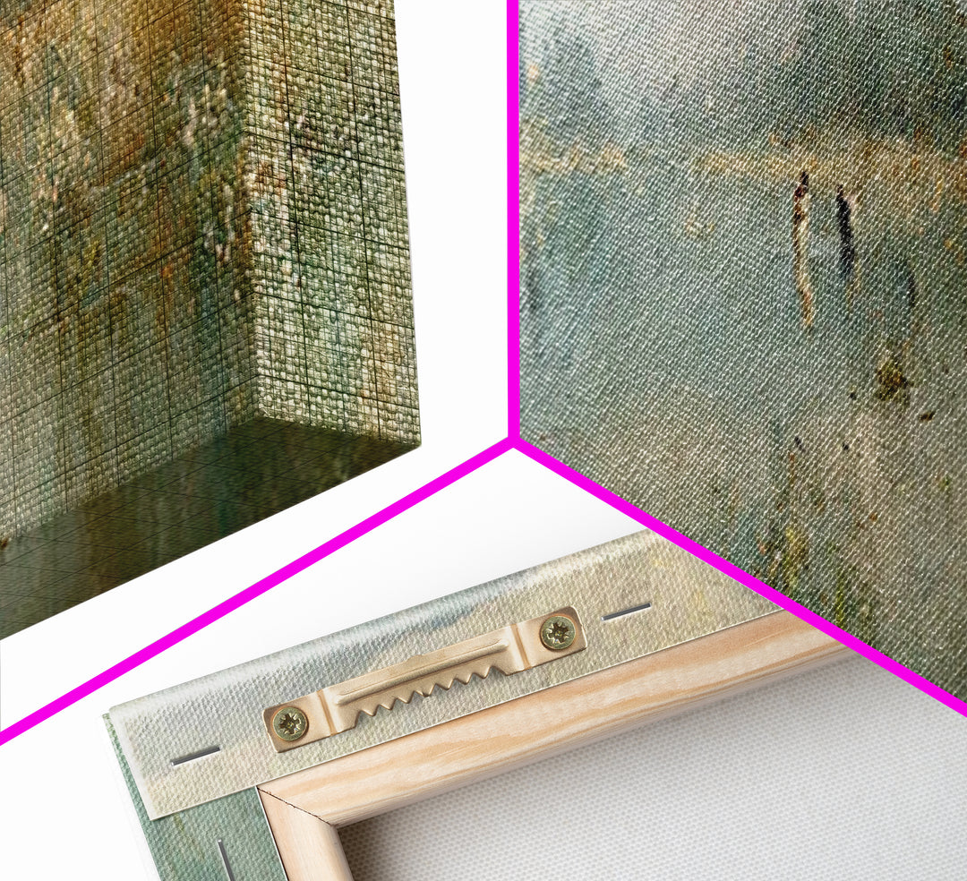 Blessed Communion, Framed Canvas Print, Christian Wall Art, Jesus Painting, Panoramic Painting, Christian Decor For Home, Christmas Art Wor