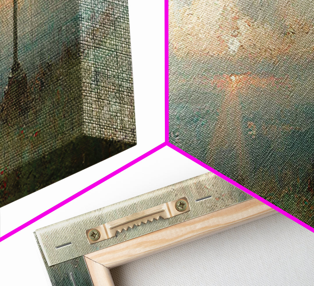 Sunset Cross Vista, Framed Canvas Print, Christian Wall Art, Christian Art Canvas, Panoramic Frame, Christian Decor