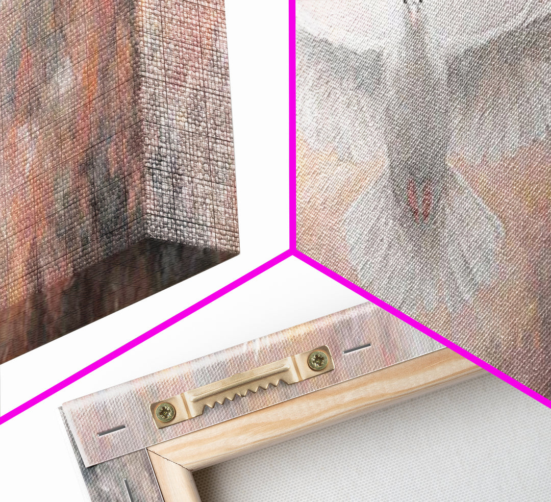 Heavenly Dove Rising | Framed Canvas Print | Christian Art Canvas | Panoramic Painting | Christian Christmas Art | Christian Wall Art