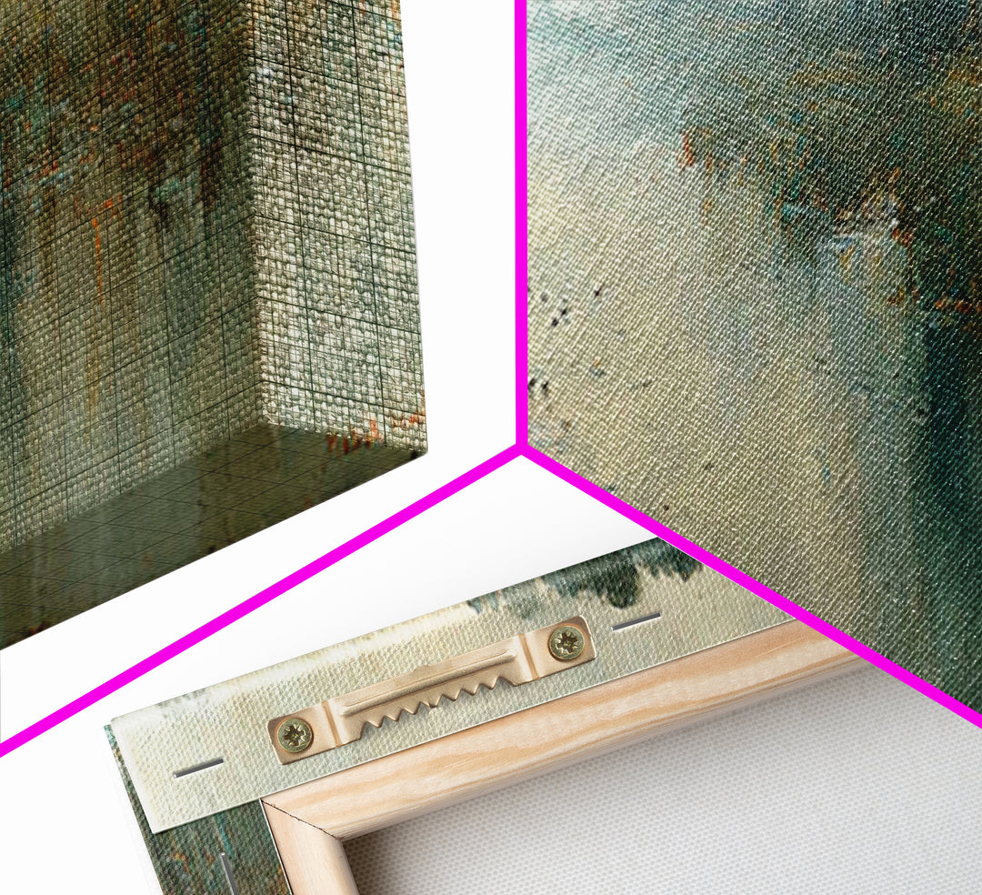Light Of His Peace, Framed Canvas Print, Panoramic Art, Christian Wall Art, Jesus Painting, Christian Art Canvas, Subtle Christian Art