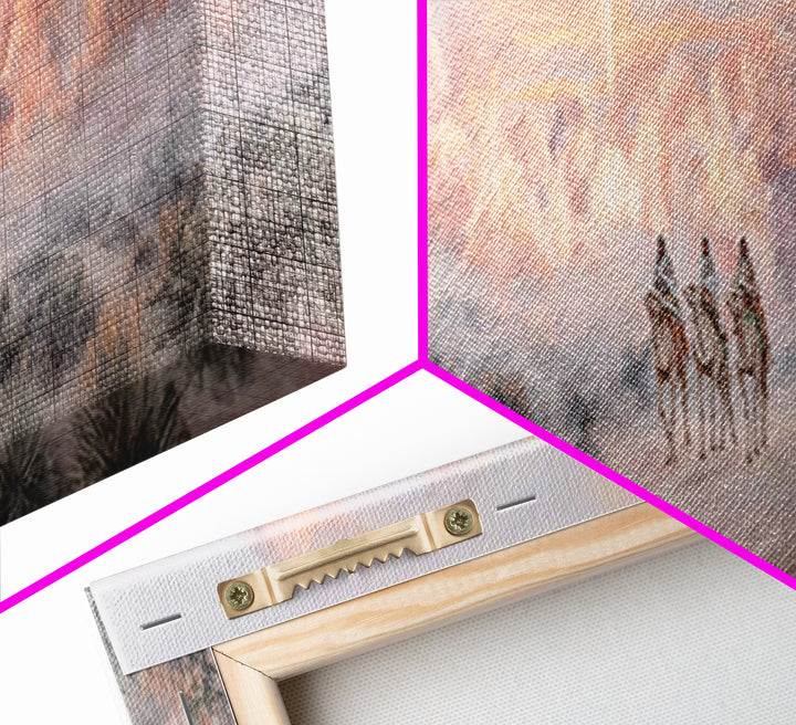 Dawn of Wonder – Framed Canvas Print – Christian Christmas Art – Panoramic Wall Art – Christian Art Print – Modern Christian Art – Christma