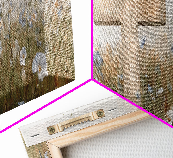 Cross Of Renewal – Framed Canvas Print – Christian Art Canvas – Christian Wall Art – Panoramic Art – Christian Art – Christian Gift