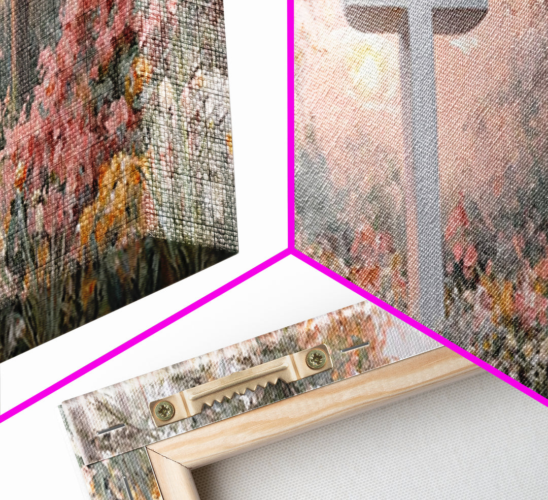 Morning Of Grace – Framed Canvas Print – Christian Wall Art – Christian Art Canvas – Panoramic Art – Christian Painting – Christian Gift