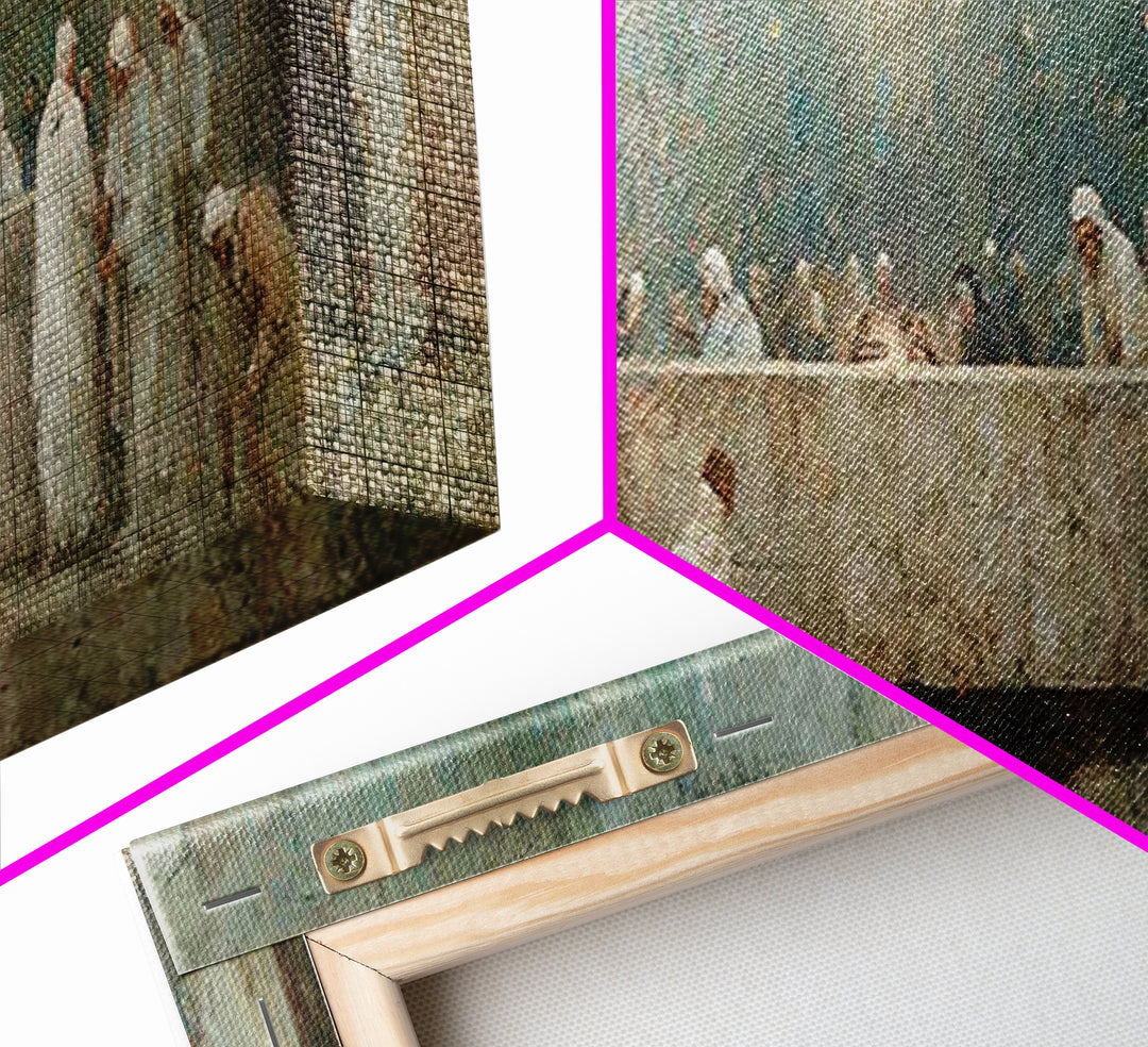 Tomb Of Light, Framed Canvas Print, Christian Art Canvas, Christian Wall Art, Panoramic Art, Christian Art, Christian Gift