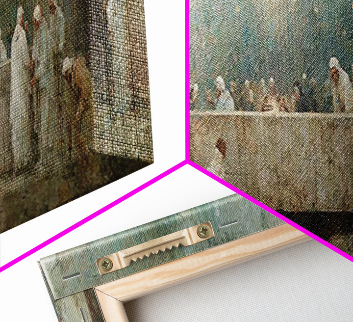 Tomb Of Light, Framed Canvas Print, Christian Art Canvas, Christian Wall Art, Panoramic Art, Christian Art, Christian Gift