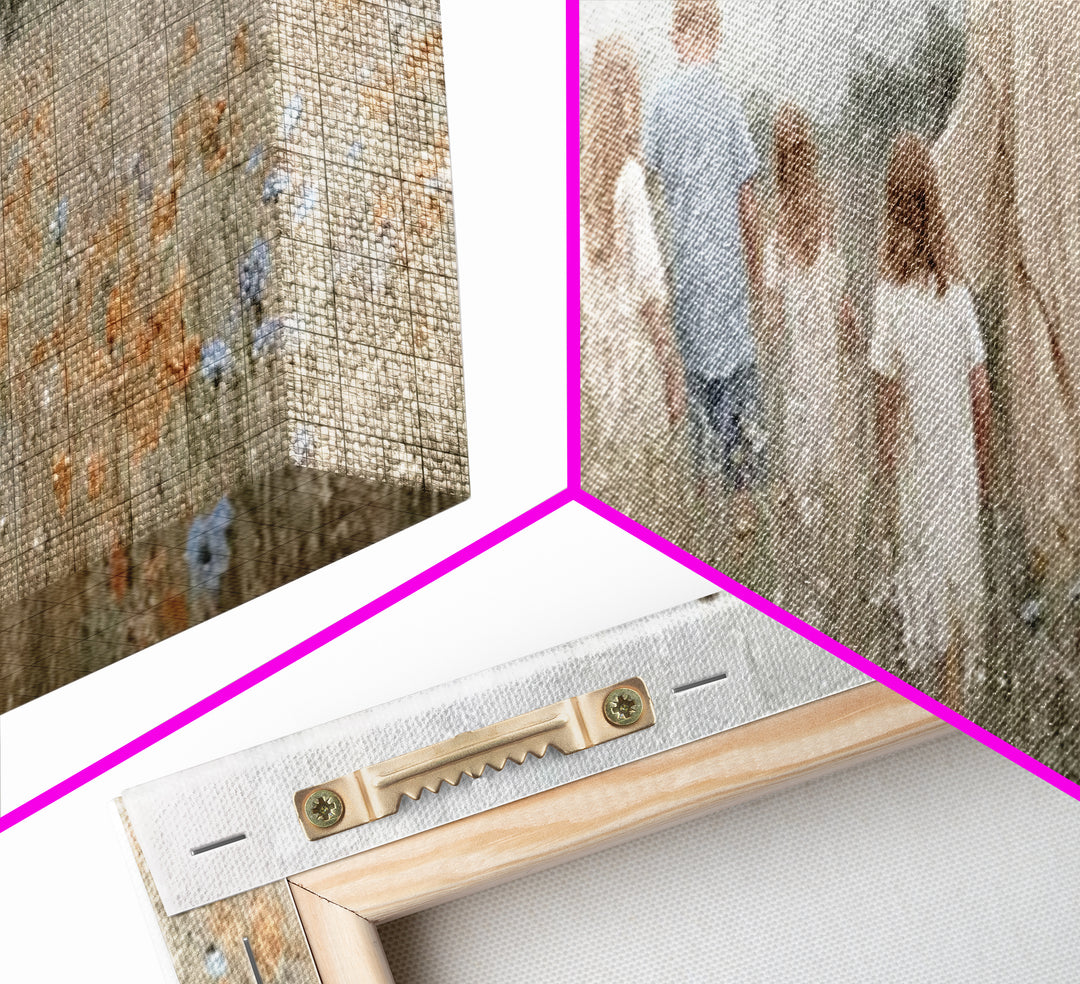 Blossoms Of Grace – Framed Canvas Print – Christian Wall Art – Jesus Painting – Christian Art Canvas – Panoramic Art – Christian Decor – Ch