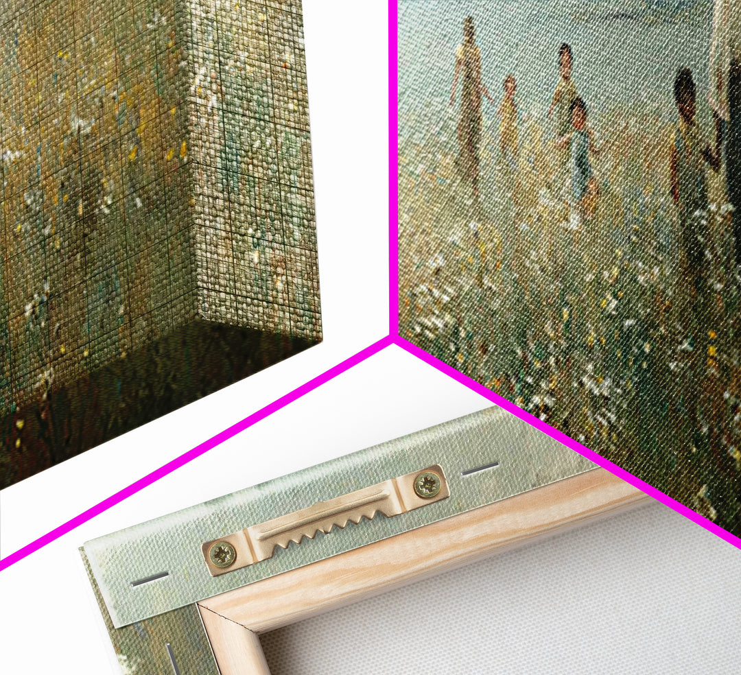 Garden Of Peace | Framed Canvas Print | Christian Art Canvas | Christian Wall Art | Jesus Painting | Panoramic Frame | Christian Decoration