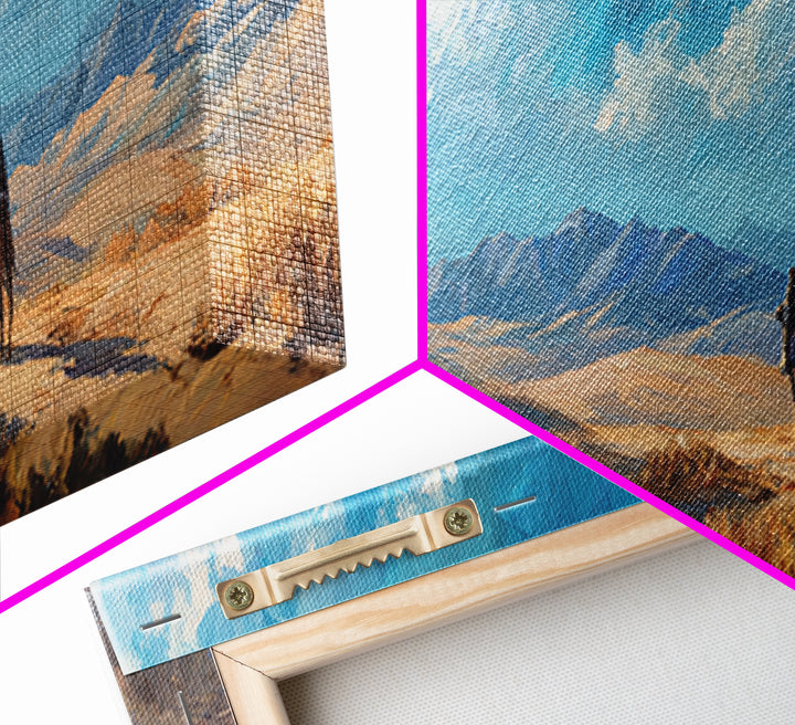 Holy Caravan – Framed Canvas Print – Christian Art Canvas – Jesus Painting – Panoramic Painting – Christian Wall Art