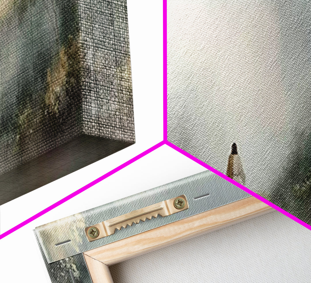 Fields Of Renewal, Framed Canvas Print, Panoramic Art, Christian Art Canvas, Jesus Art Print, Christian Wall Art, Modern Christian Painting
