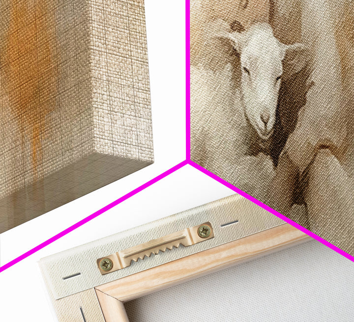 Holy Innocence | Framed Canvas Print | Christian Art | Panoramic Frame | Christian Christmas Art | Framed Christian Art | Christian Paintin