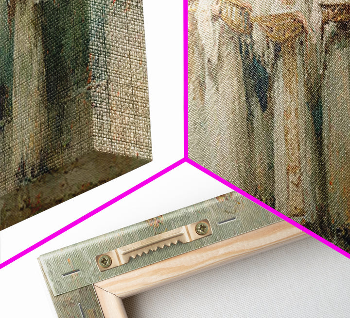 Celestial Offering, Framed Canvas Print, Christian Art Canvas, Panoramic Wall Art, Christian Wall Art, Unique Christian Art