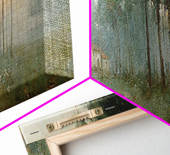 Pathway To Worship – Framed Canvas Print – Panoramic Art – Christian Art Canvas – Christian Painting – Christian Wall Art – Christian Chris