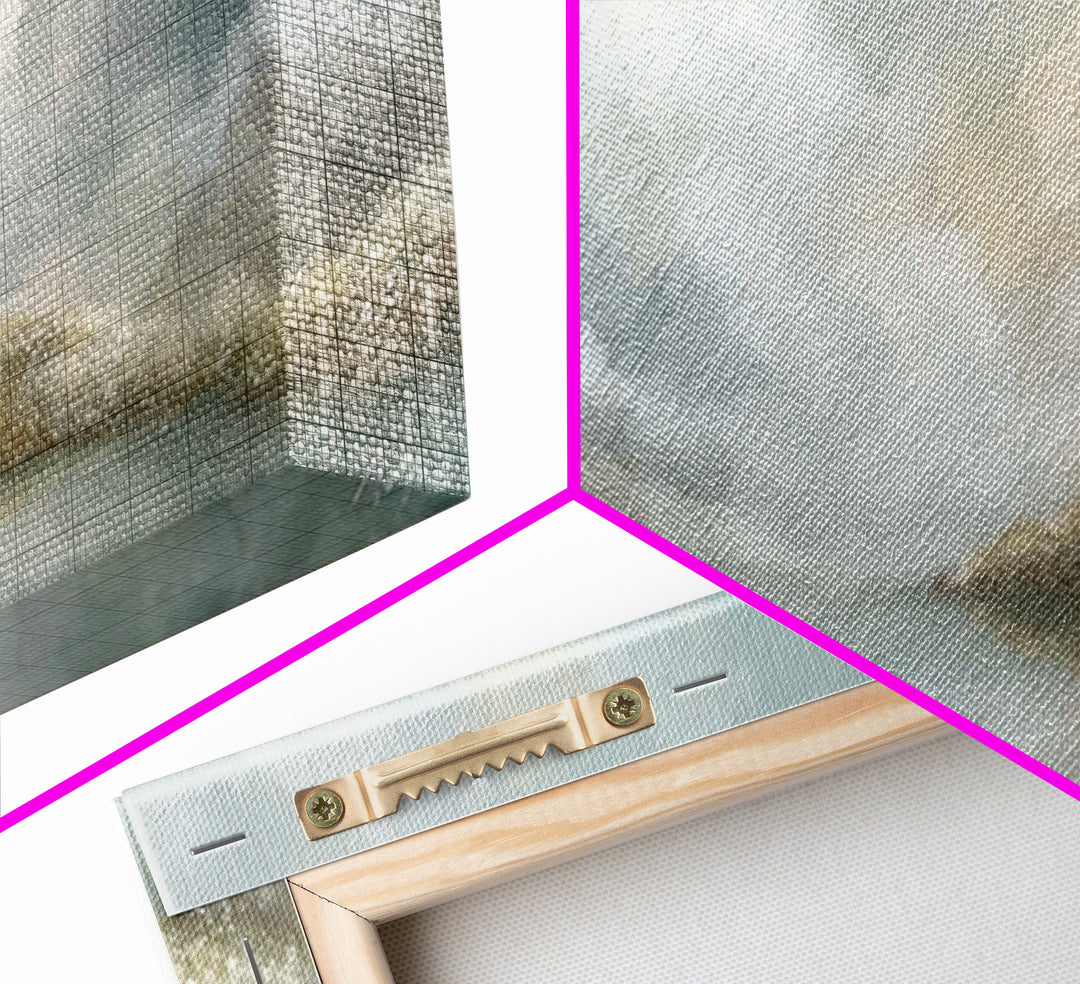 Light Of Redemption, Framed Canvas Print, Christian Painting, Panoramic Wall Art, Christian Art Canvas, Jesus Painting, Christian Decor
