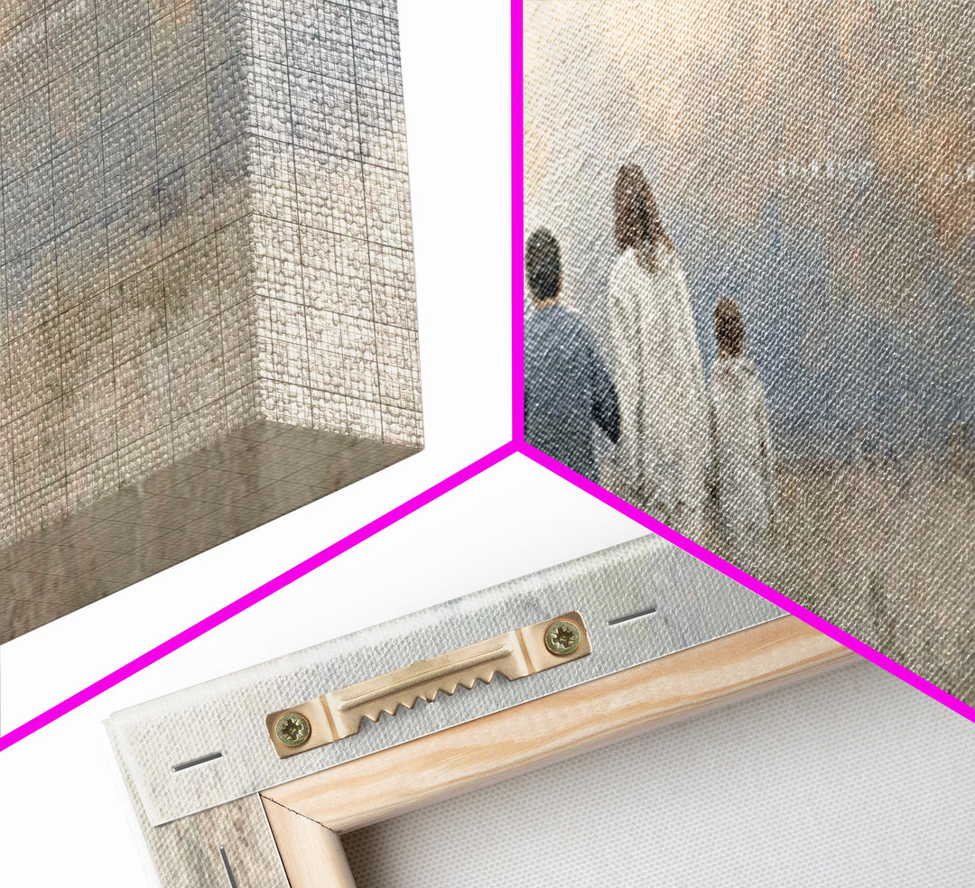 Promise Of Gathering, Framed Canvas Print, Christian Painting, Panoramic Frame, Christian Art Canvas, Christian Wall Art, Christian Christm