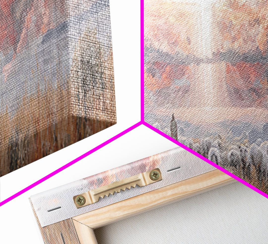 Stormlit Journey, Framed Canvas Print, Christian Wall Art, Panoramic Frame, Christian Art Canvas, Jesus Painting, Christian Christmas Decor