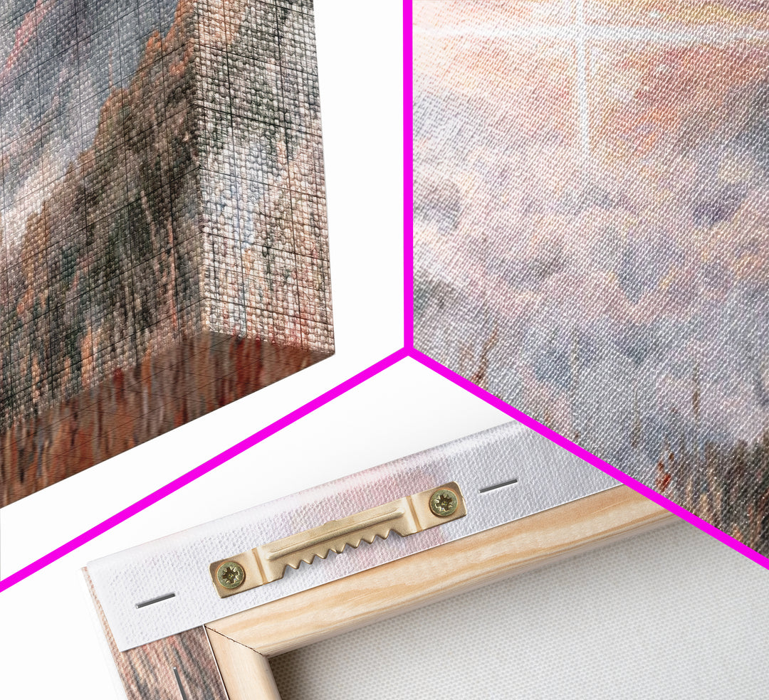 Crosslight Horizon | Framed Canvas Print | Panoramic Print | Christian Wall Art | Christian Art Painting | Jesus Canvas Art | Christian Chr