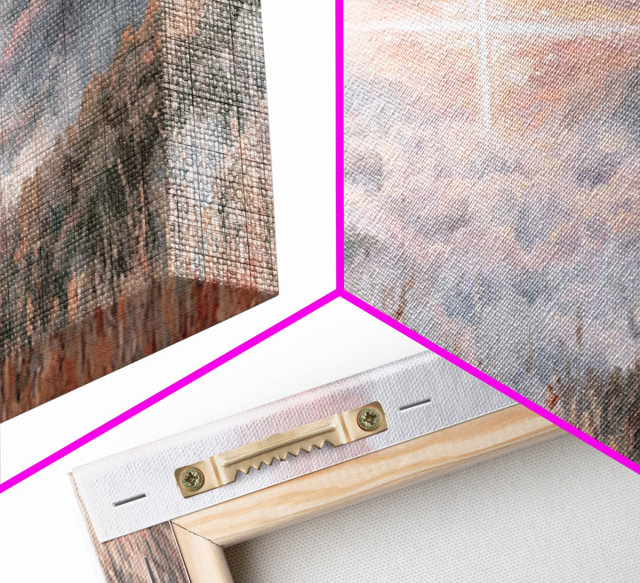 Crosslight Horizon | Framed Canvas Print | Panoramic Print | Christian Wall Art | Christian Art Painting | Jesus Canvas Art | Christian Chr