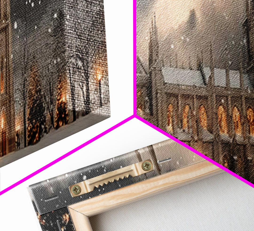 Cathedral Wonder | Framed Canvas Print | Christian Art Canvas | Panoramic Art | Christmas Wall Art | Christian Christmas Art | Christian Gi