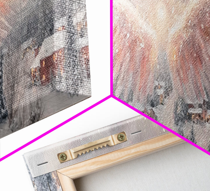 Angel Of Peace – Framed Canvas Print – Christian Wall Art – Panoramic Frame – Christian Art Print – Christmas Art – Christian Decorations