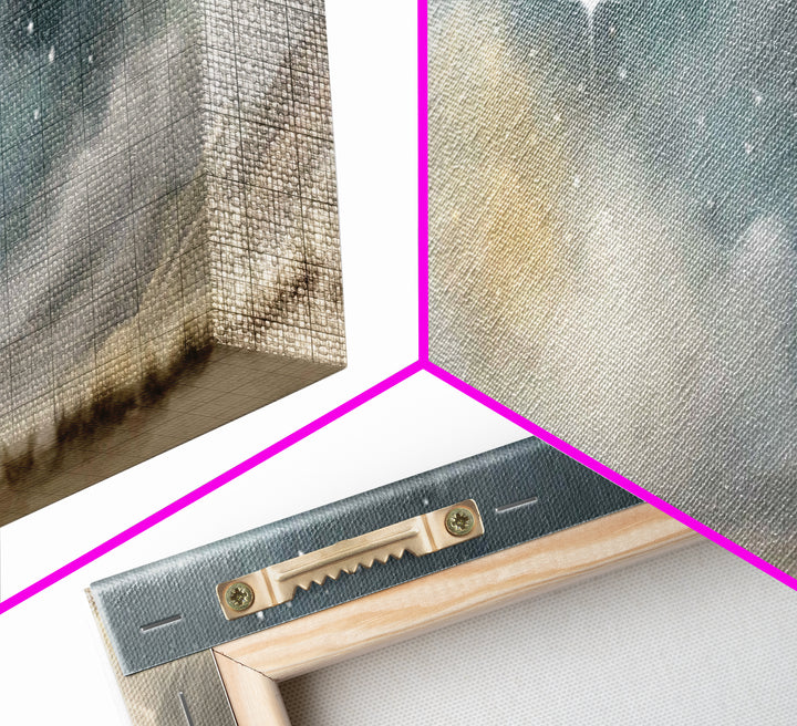 Sacred Star Rising | Framed Canvas Print | Christian Wall Art | Christmas Art | Panoramic Frame | Christian Art Print | Christian Gift Idea