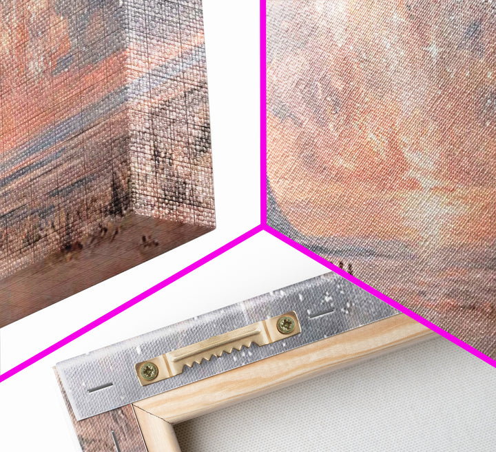 Holy Night Wonder, Framed Canvas Print, Christian Wall Art, Panoramic Art, Christian Art Canvas, Christmas Art, Jesus Painting, Christian D