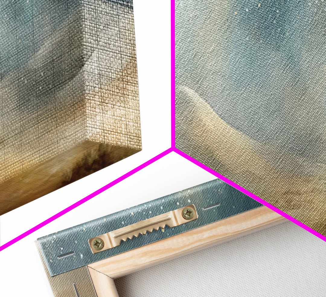 Desert Light Voyage – Framed Canvas Print – Christian Art Canvas – Panoramic Print – Christian Wall Art – Christmas Art – Jesus Painting –