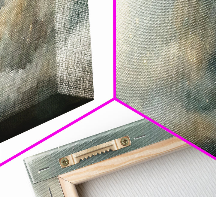 Heralding Light | Framed Canvas Print | Panoramic Art | Christian Art Canvas | Christian Wall Art | Jesus Art Print | Christmas Art