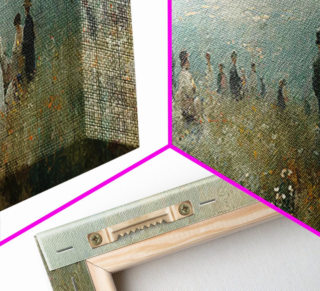 Twilight Assembly | Framed Canvas Print | Christian Wall Art | Christian Art Print | Panoramic Art | Christmas Art | Christian Decor