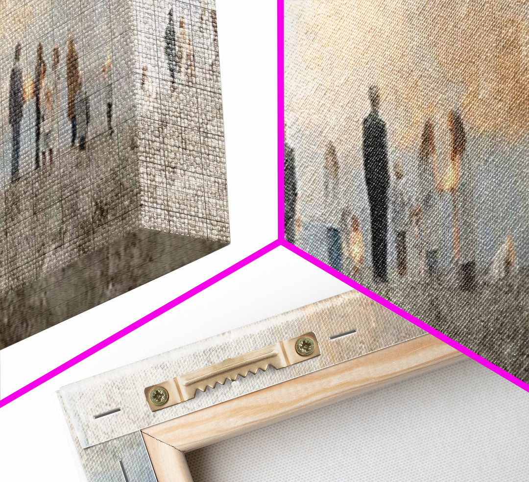 Fields Of Peace, Framed Canvas Print, Christian Art Canvas, Panoramic Frame, Christian Wall Art, Christian Painting, Christmas Art