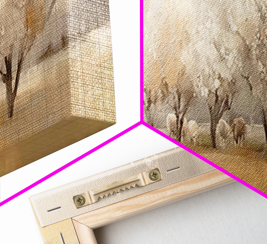 Eternal Shepherd Glow | Framed Canvas Print | Christian Art | Panoramic Print | Jesus Painting | Christmas Art | Christian Wall Art