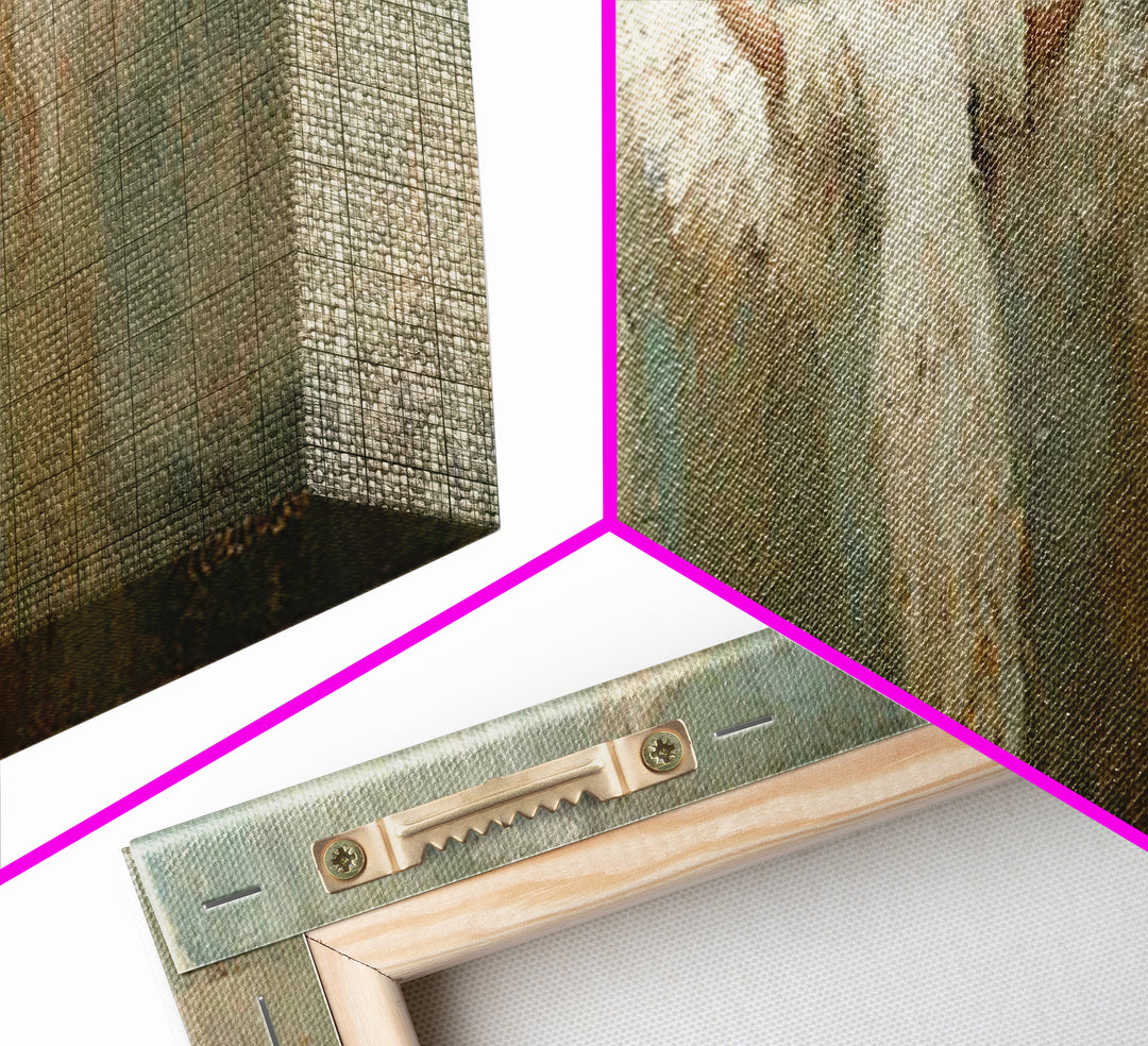 Heavenly Host Arise, Framed Canvas Print, Panoramic Frame, Christian Art Canvas, Christian Painting, Christian Wall Art, Christmas Art, vin