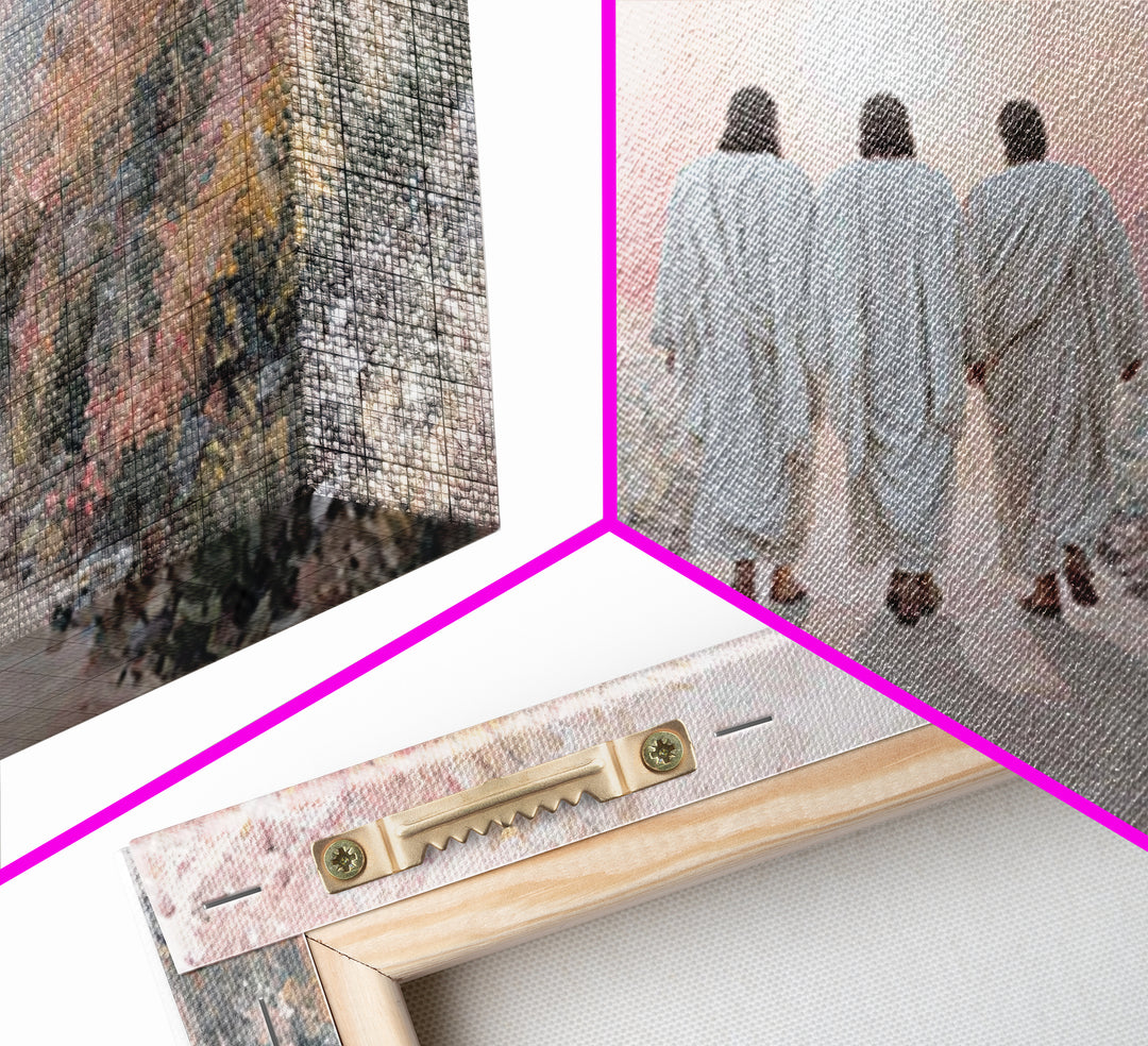 Pathway Of Hope, Framed Canvas Print, Christian Art Canvas, Christian Wall Art, Jesus Painting, Vintage Christian Art, Christian Gift Ideas
