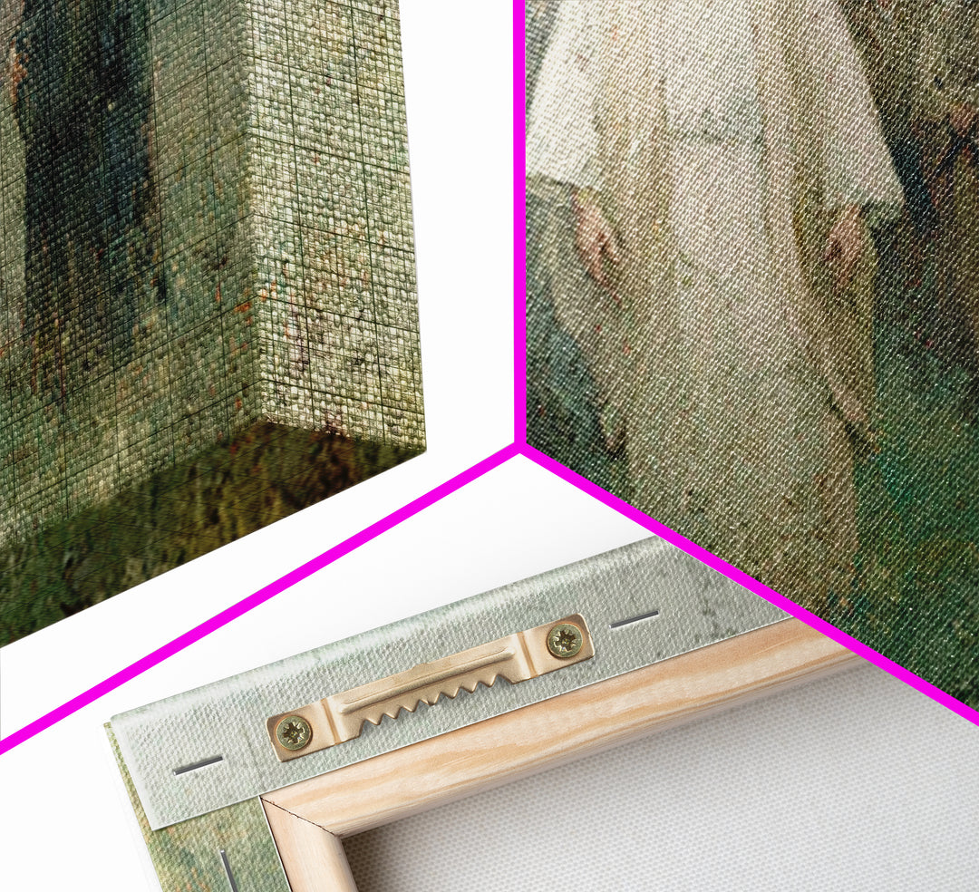 Sacred Meadow Light – Framed Canvas Print – Jesus Painting – Christian Wall Art – Christian Art Canvas – Christian Christmas Art